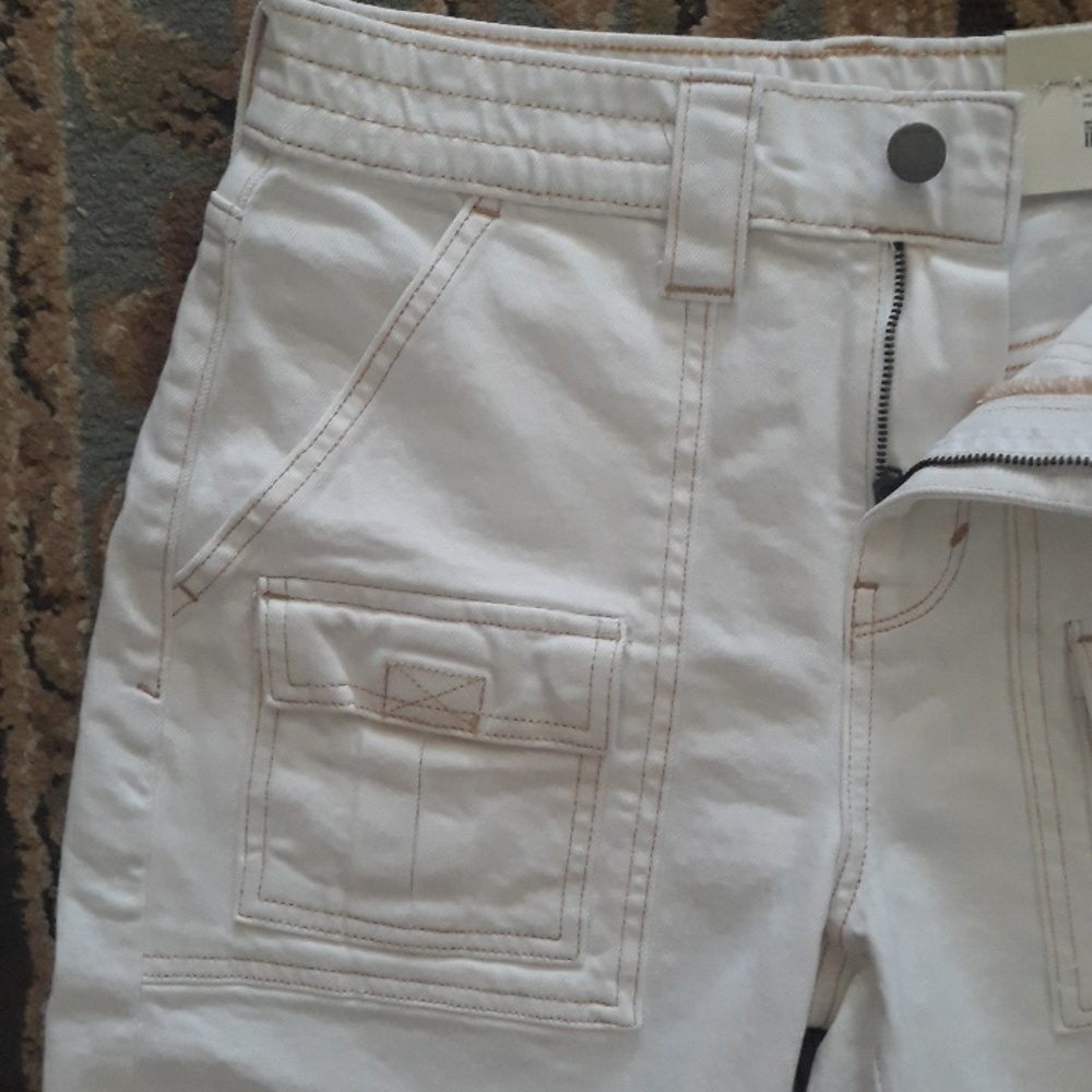 A.n.a white jean shorts - Picture 5 of 16